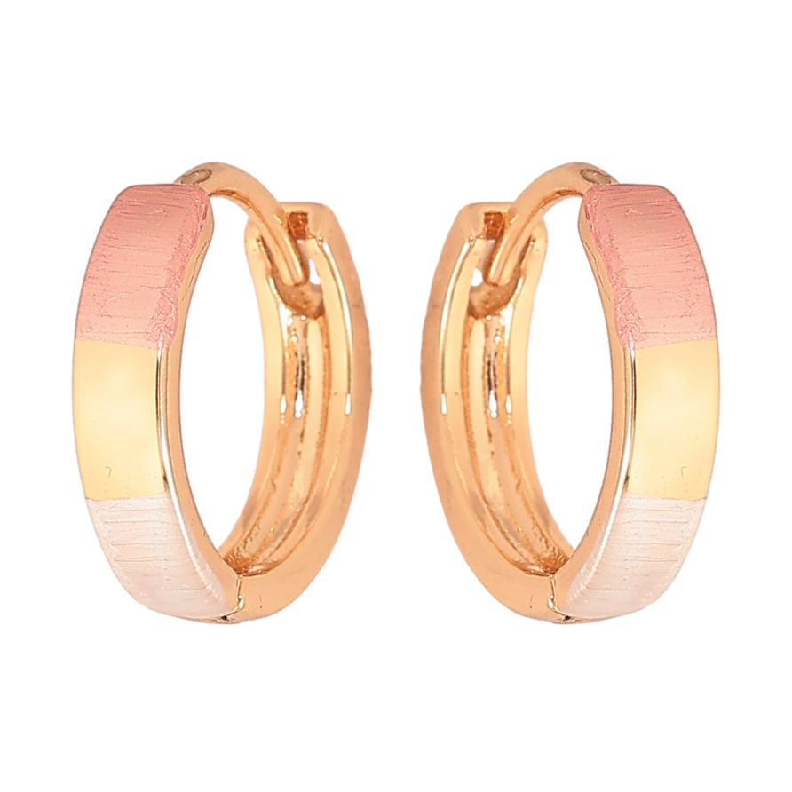 Сережки Xuping колір Позолота 18К колечка "Фарбування емаллю" фото №1 Сережки Xuping колір Позолота 18К колечка "Фарбування емаллю" фото №1