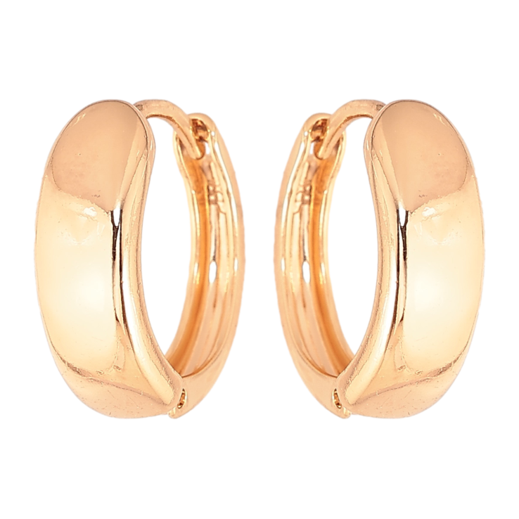 Сережки Xuping колір Позолота 18К колечка "Класичні" фото №20