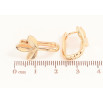 Сережки Xuping колір Позолота 18K колечка "Гілочки" фото №2