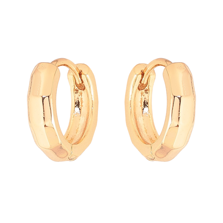 Сережки Xuping колір Позолота 18К колечка "Декоративний візерунок" фото №1