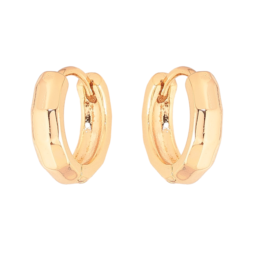 Сережки Xuping колір Позолота 18К колечка "Декоративний візерунок" фото №1