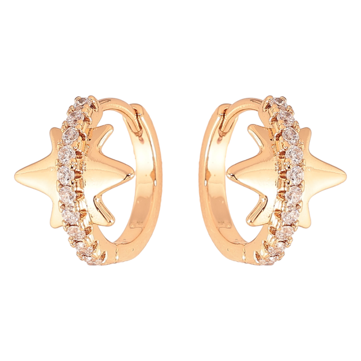 Сережки Xuping колір Позолота 18К колечка "Візерунок з кристалами" фото №20 Сережки Xuping колір Позолота 18К колечка "Візерунок з кристалами" фото №20