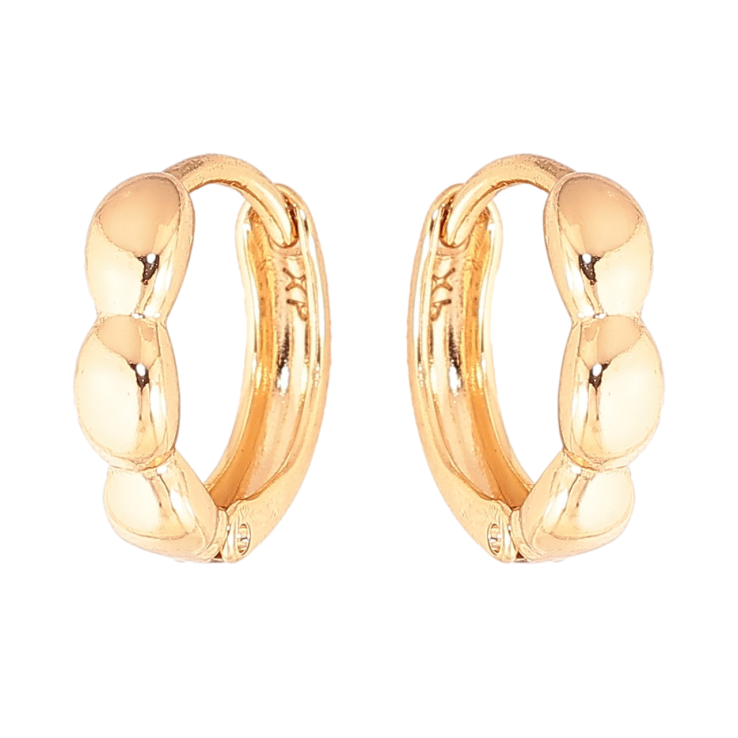 Серьги Xuping цвет Позолота 18K колечки "Декоративный узор" фото №16