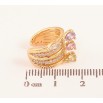 Сережки Xuping колір Позолота 18K моно-кафа "Візерунок з різнокольоровими кристалами" (1 шт) фото №2 Сережки Xuping колір Позолота 18K моно-кафа "Візерунок з різнокольоровими кристалами" (1 шт) фото №2