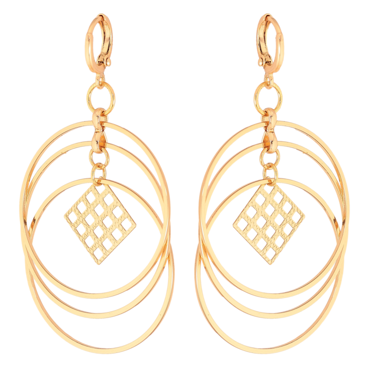 Серьги Xuping цвет Позолота 18К подвески на колечках "Декоративные подвески" фото №22 Серьги Xuping цвет Позолота 18К подвески на колечках "Декоративные подвески" фото №22