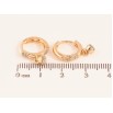 Сережки Xuping колір Позолота 18K підвіски на колечках "Декоративні підвіски" фото №2