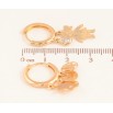 Сережки Xuping колір Позолота 18K підвіски на колечках "Асиметричні підвіски" фото №2 Сережки Xuping колір Позолота 18K підвіски на колечках "Асиметричні підвіски" фото №2