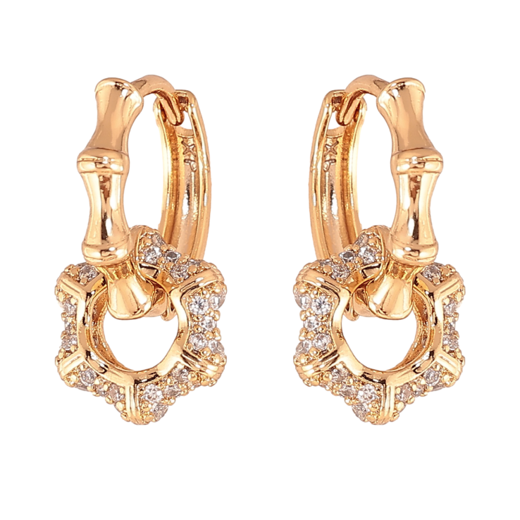 Сережки Xuping колір Позолота 18К підвіски на колечках "Інкрустація кристалами" фото №24 Сережки Xuping колір Позолота 18К підвіски на колечках "Інкрустація кристалами" фото №24