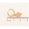 Сережки Xuping колір Позолота 18K підвіски на колечках "Знак Зодіаку Скорпіон" фото №2 Сережки Xuping колір Позолота 18K підвіски на колечках "Знак Зодіаку Скорпіон" фото №2
