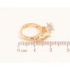 Сережки Xuping колір Позолота 18K підвіски на колечках "Зірочки" фото №2