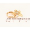 Серьги Xuping цвет Позолота 18K подвески на колечках "Бабочки с кристаллами" фото №2 Серьги Xuping цвет Позолота 18K подвески на колечках "Бабочки с кристаллами" фото №2