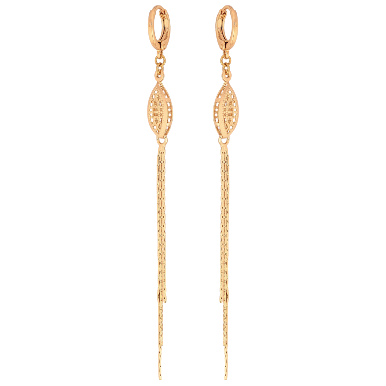 Сережки Xuping колір Позолота 18К підвіски на колечках "Декоративні підвіски" фото №1