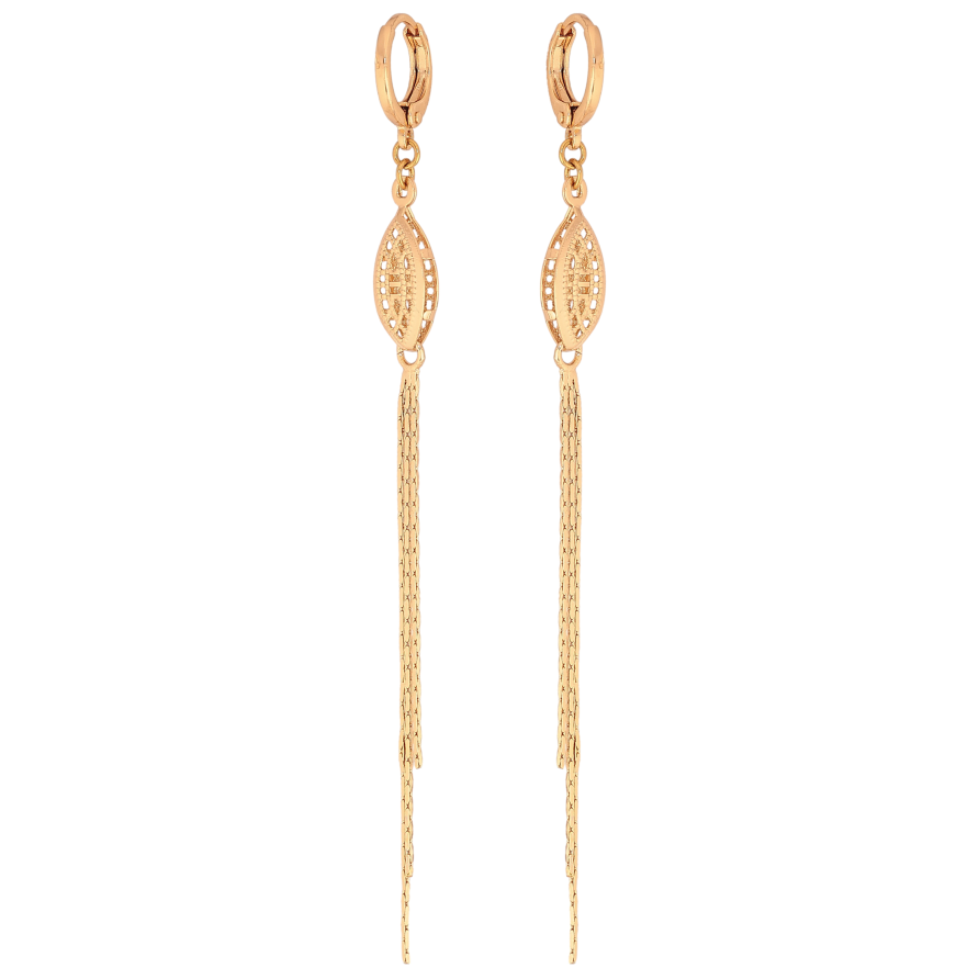 Сережки Xuping колір Позолота 18К підвіски на колечках "Декоративні підвіски" фото №1