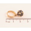 Сережки Xuping колір Позолота 18K підвіски на колечках "Кульки з чорних кристалів" ø 8мм фото №2 Сережки Xuping колір Позолота 18K підвіски на колечках "Кульки з чорних кристалів" ø 8мм фото №2