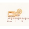 Серьги Xuping цвет Позолота 18K подвески на колечках "Узор смайлик с кристаллами" фото №2 Серьги Xuping цвет Позолота 18K подвески на колечках "Узор смайлик с кристаллами" фото №2