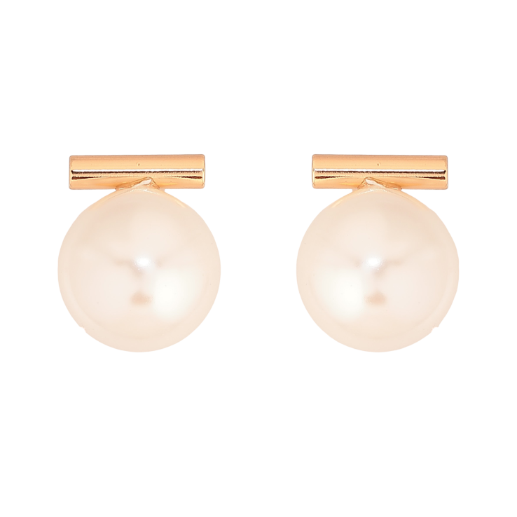 Сережки Xuping колір Позолота 18К пусети "Перлини" фото №4 Сережки Xuping колір Позолота 18К пусети "Перлини" фото №4