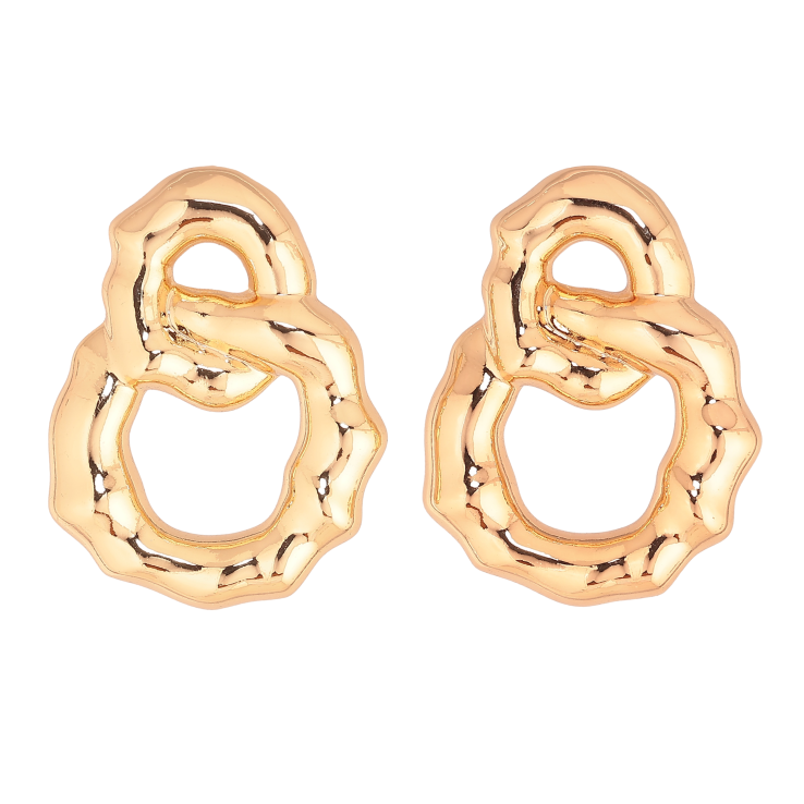 Сережки Xuping колір Позолота 18К пусети "Декоративні" фото №9