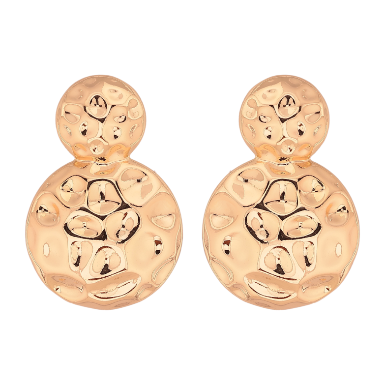 Серьги Xuping цвет Позолота 18К пусеты "Декоративный узор" фото №5