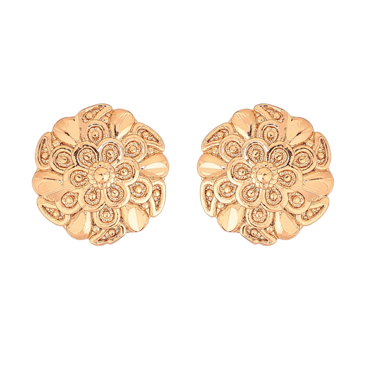 Сережки Xuping колір Позолота 18К пусети "Декоративні квіточки" фото №4 Сережки Xuping колір Позолота 18К пусети "Декоративні квіточки" фото №4