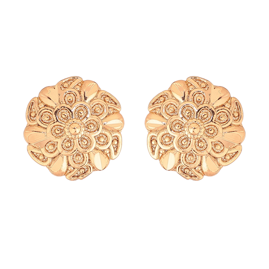 Сережки Xuping колір Позолота 18К пусети "Декоративні квіточки" фото №1