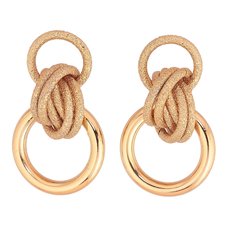 Серьги Xuping цвет Позолота 18К пусеты "Декоративные" фото №20