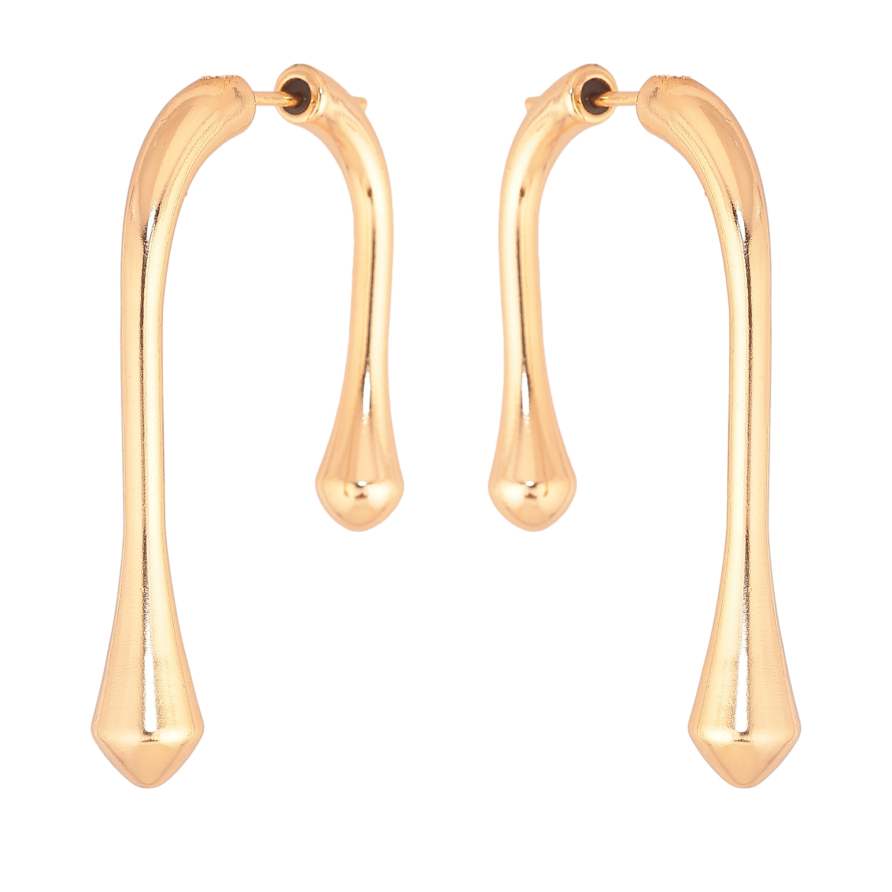 Серьги Xuping цвет Позолота 18К джекеты "Декоративные" фото №1