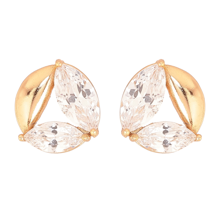 Серьги Xuping цвет Позолота 18К пусеты "Колечки с кристаллами" фото №23 Серьги Xuping цвет Позолота 18К пусеты "Колечки с кристаллами" фото №23