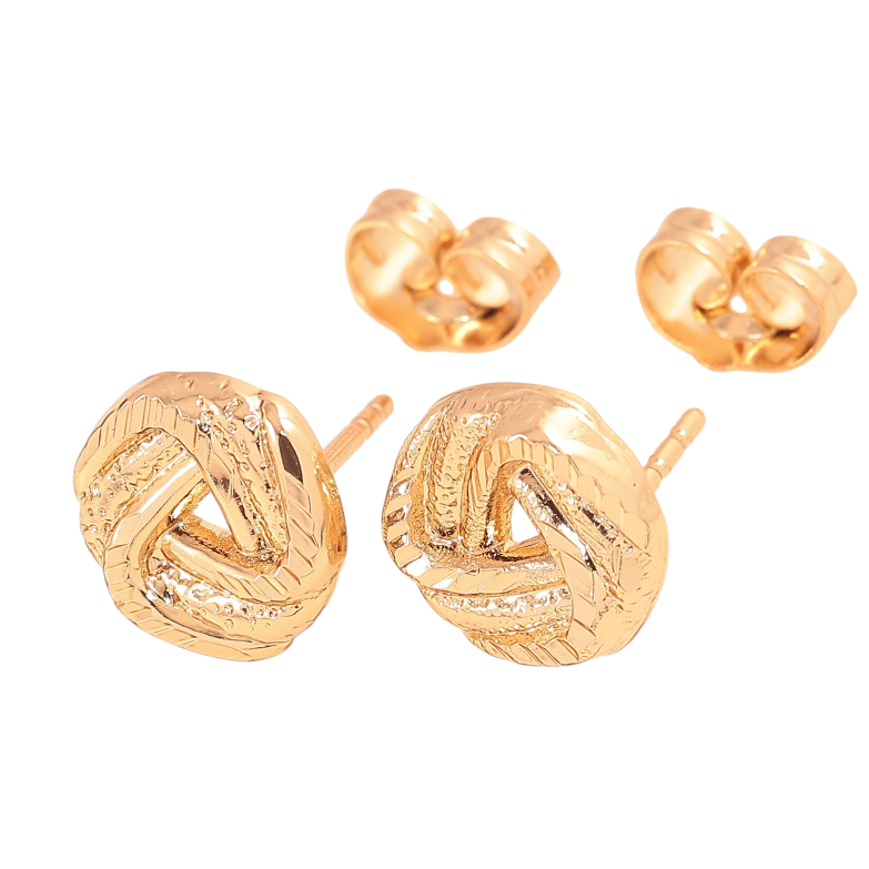 Серьги Xuping цвет Позолота 18К пусеты "Декоративные круги" фото №1 Серьги Xuping цвет Позолота 18К пусеты "Декоративные круги" фото №1