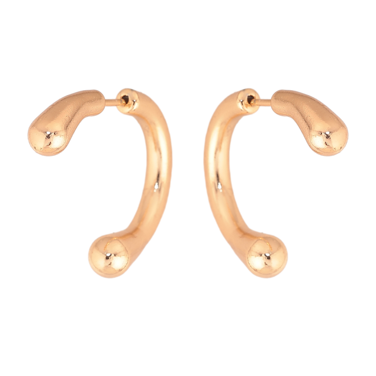 Сережки Xuping колір Позолота 18К джекети "Декоративні" фото №4