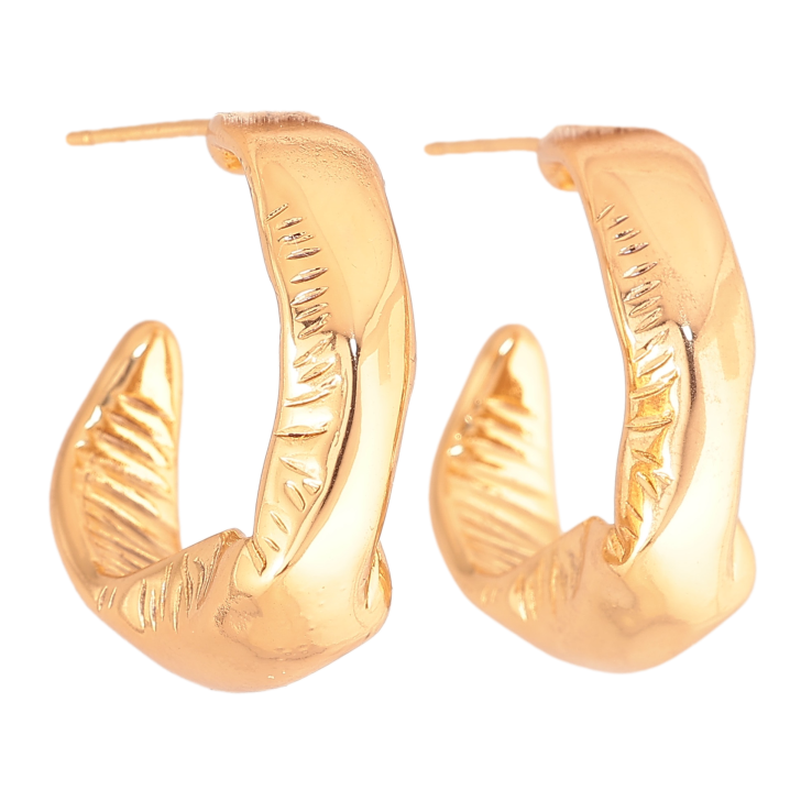 Серьги Xuping цвет Позолота 18К пусеты "Декоративные дуги" фото №21 Серьги Xuping цвет Позолота 18К пусеты "Декоративные дуги" фото №21