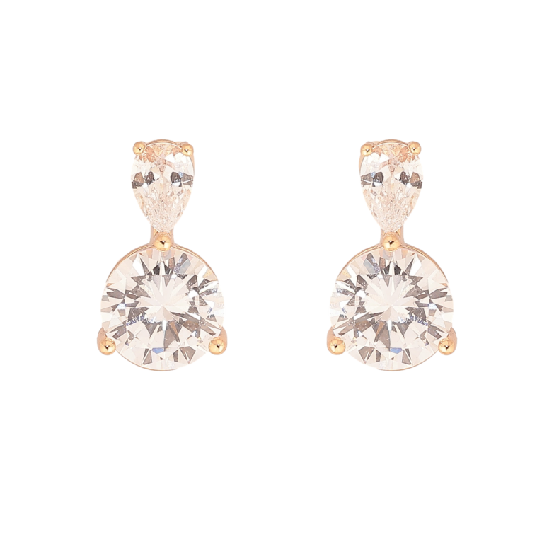 Серьги Xuping цвет Позолота 18К пусеты "Кристальный блеск" фото №1 Серьги Xuping цвет Позолота 18К пусеты "Кристальный блеск" фото №1