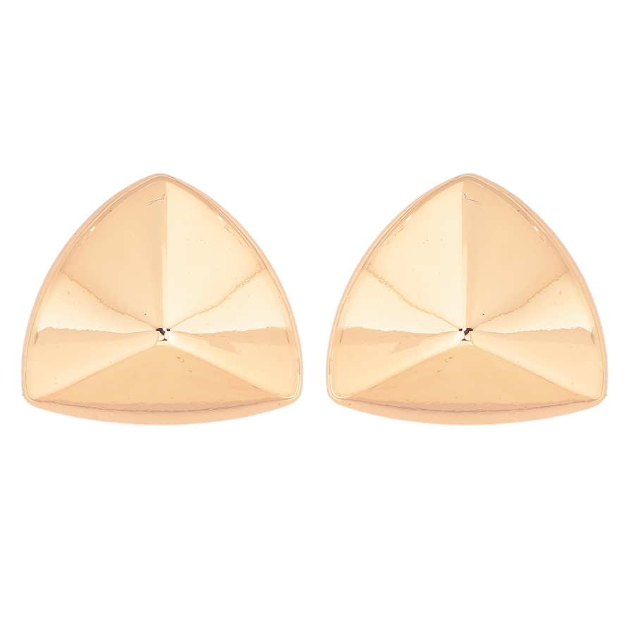 Сережки Xuping колір Позолота 18К пусети "Трикутники" фото №1