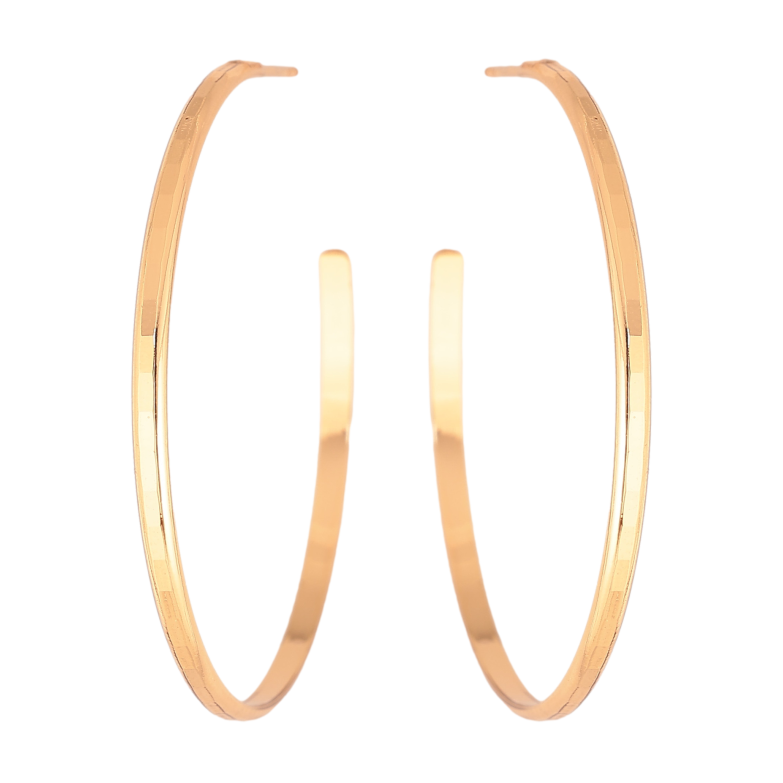 Сережки Xuping колір Позолота 18К пусети "Півкільця" фото №1 Сережки Xuping колір Позолота 18К пусети "Півкільця" фото №1