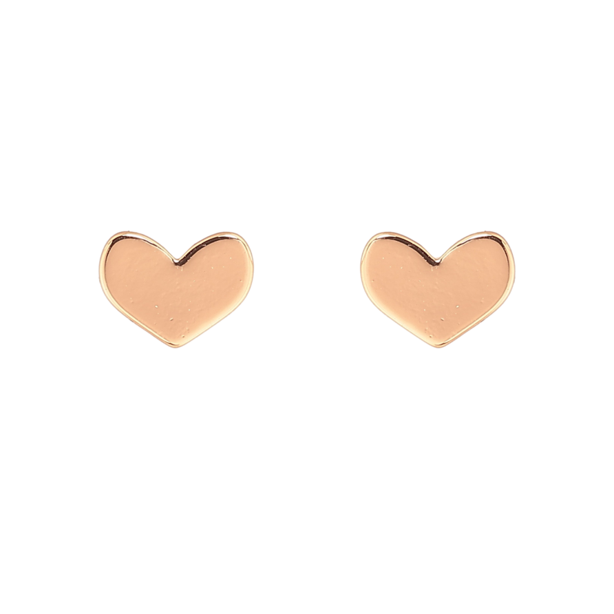 Сережки Xuping колір Позолота 18К пусети "Сердечка" фото №1