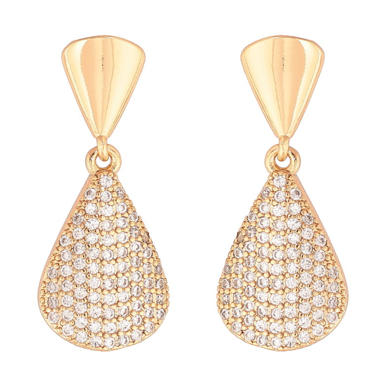 Сережки Xuping колір Позолота 18К пусети "Підвіски з інкрустацією кристалами" фото №1 Сережки Xuping колір Позолота 18К пусети "Підвіски з інкрустацією кристалами" фото №1