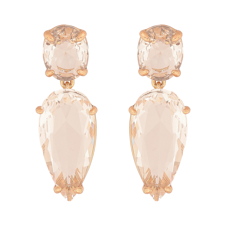 Серьги Xuping цвет Позолота 18К пусеты "Кристальные подвески" фото №10 Серьги Xuping цвет Позолота 18К пусеты "Кристальные подвески" фото №10