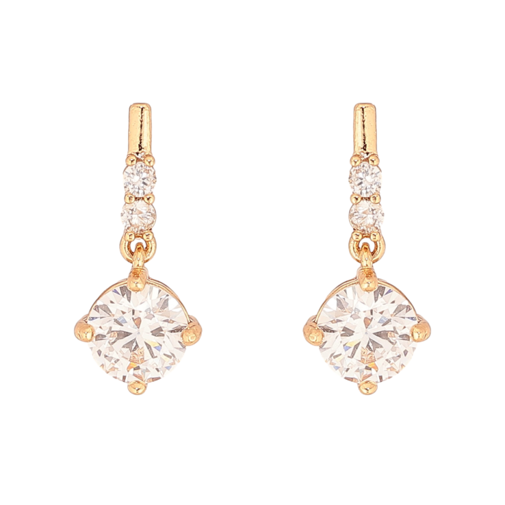 Серьги Xuping цвет Позолота 18К пусеты "Подвески с кристаллами" фото №12 Серьги Xuping цвет Позолота 18К пусеты "Подвески с кристаллами" фото №12