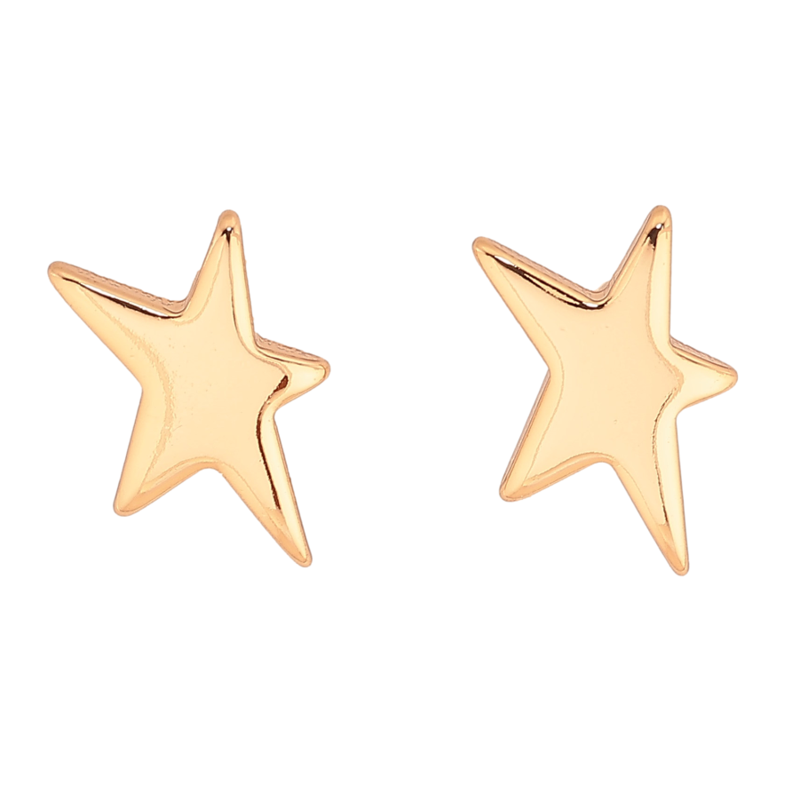 Сережки Xuping колір Позолота 18К пусети "Зірки" фото №1