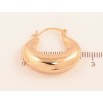 Сережки Xuping колір Позолота 18K замок-шпилька "Об'ємні кільця" ø 2.5см фото №2 Сережки Xuping колір Позолота 18K замок-шпилька "Об'ємні кільця" ø 2.5см фото №2