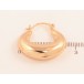 Серьги Xuping цвет Позолота 18K замок-булавка "Объемные кольца" ø 2.5см фото №2