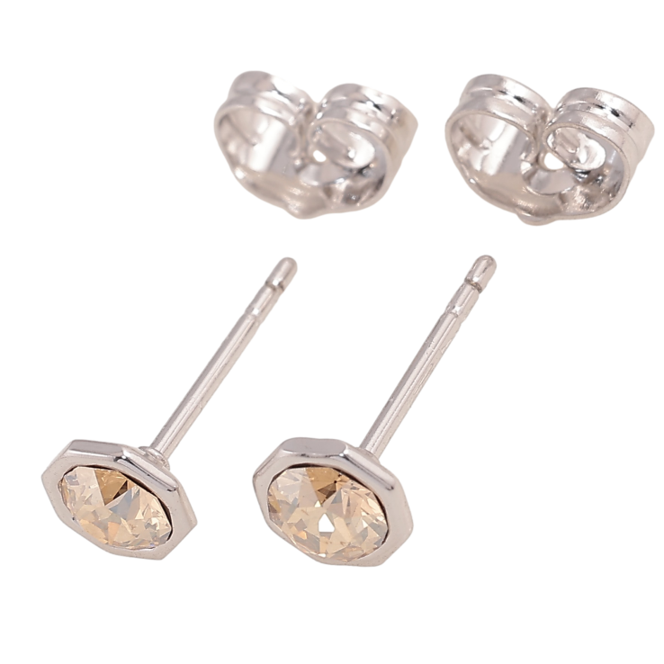 Серьги Xuping цвет Родий с кристаллами Swarovski пусеты "Кристаллы Topaz" ø 6мм фото №24 Серьги Xuping цвет Родий с кристаллами Swarovski пусеты "Кристаллы Topaz" ø 6мм фото №24