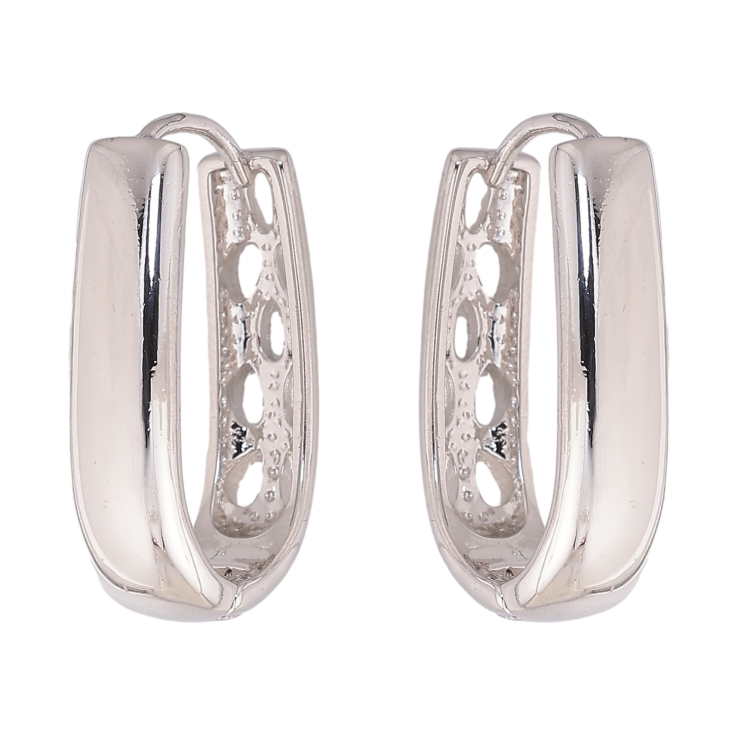 Сережки Xuping колір Родій колечка "Декоративні" фото №18