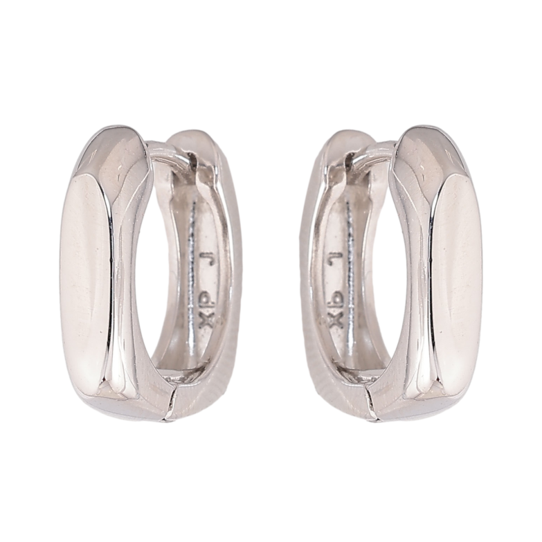 Сережки Xuping колір Родій колечка "Декоративні" фото №1