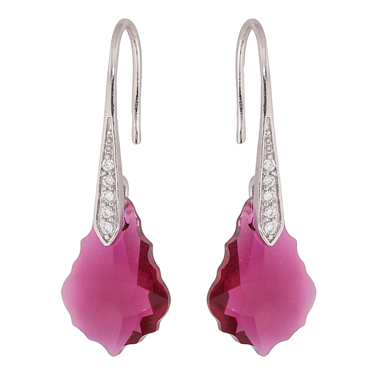 Серьги Xuping цвет Родий с кристаллами Swarovski французский замок "Фигурный кристалл Ruby" фото №20 Серьги Xuping цвет Родий с кристаллами Swarovski французский замок "Фигурный кристалл Ruby" фото №20