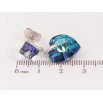 Серьги Xuping цвет Родий с кристаллами Swarovski пусеты "Кубики с кристальными сердечками Capri Blue" фото №3 Серьги Xuping цвет Родий с кристаллами Swarovski пусеты "Кубики с кристальными сердечками Capri Blue" фото №3