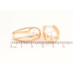 Серьги Xuping цвет позолота 18K английский замок узор с жемчужинами фото №2