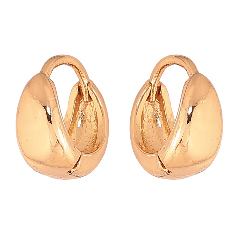 Сережки Xuping колір позолота 18К колечка класика ø 12мм фото №6