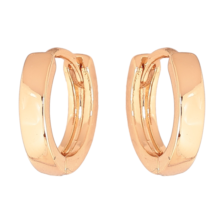 Серьги Xuping цвет позолота 18К колечки классика , шир. 3мм ø 13мм фото №20