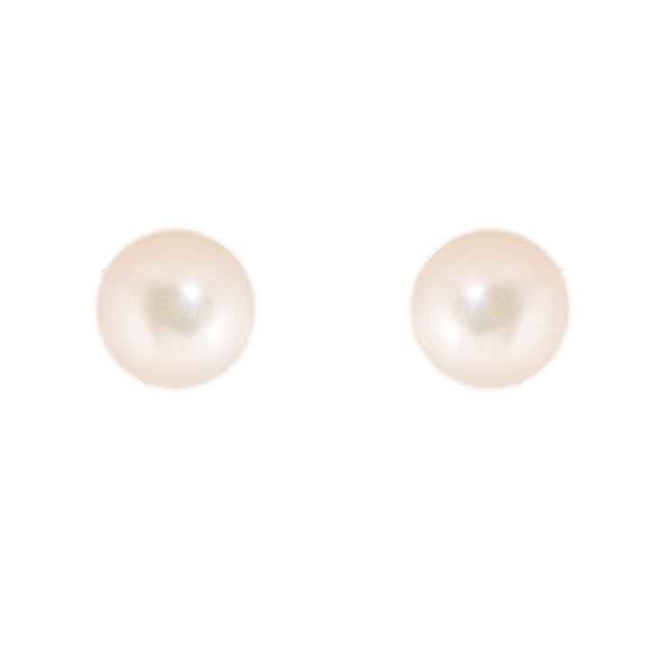 Сережки замок на магніті "Перлини" ø 7мм фото №2