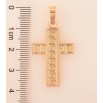 Кулон Xuping цвет Позолота 18K "Декоративный Крест с меандровым орнаментом" для цепочки до 7мм фото №2